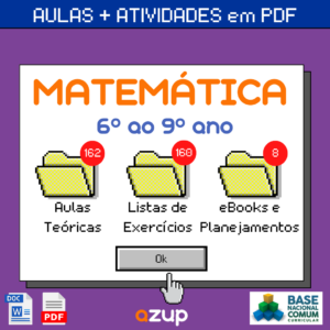 QUIZ DE MATEMÁTICA - +8° anos