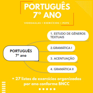 Curso português 7º ano online