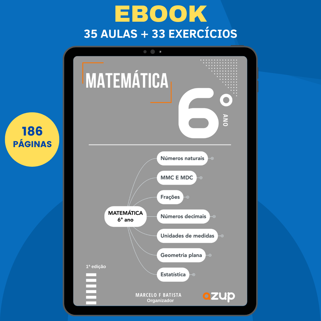 Teste de Frações Matemática 6º ano - Azup