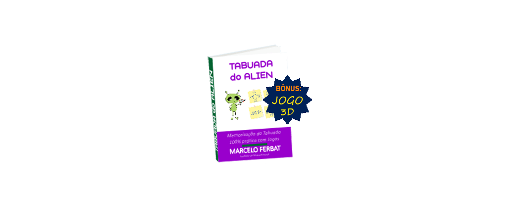 eBook Tabuada do Alien + Jogo 3D