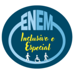 Logotipo do grupo de Enem Inclusivo e Especial 2023