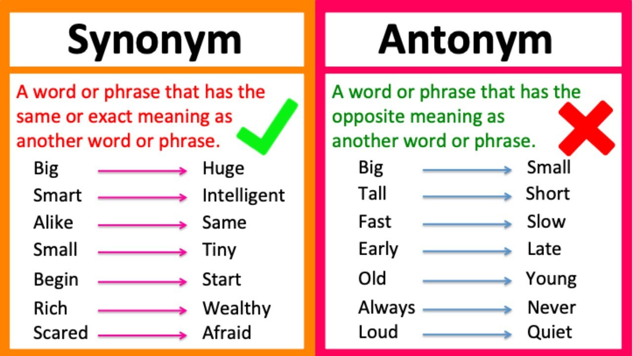 Antônimos em inglês: aprenda sobre e conheça algumas palavras