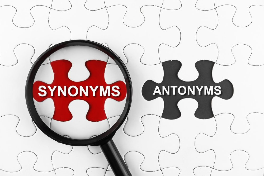 Questões sobre Sinônimos, Synonyms